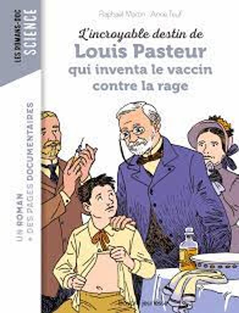 L'incroyable destin de Louis Pasteur, qui inventa le vaccin contre la rage / Raphaël Martin | Martin, Raphaël (1974-....). Auteur
